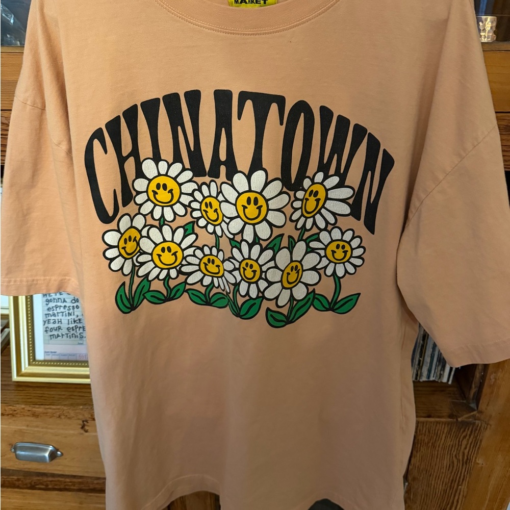 Chinatown Market Peach Graphic T-Shirt